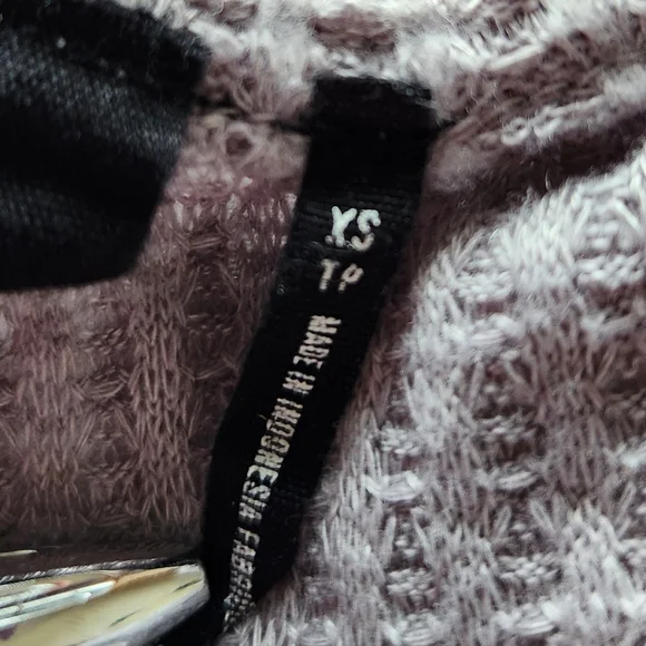 Urban Outfitters Out From Under Jojo Oversized Waffle Knit Gray Thermal Size XS - Picture 8 of 11